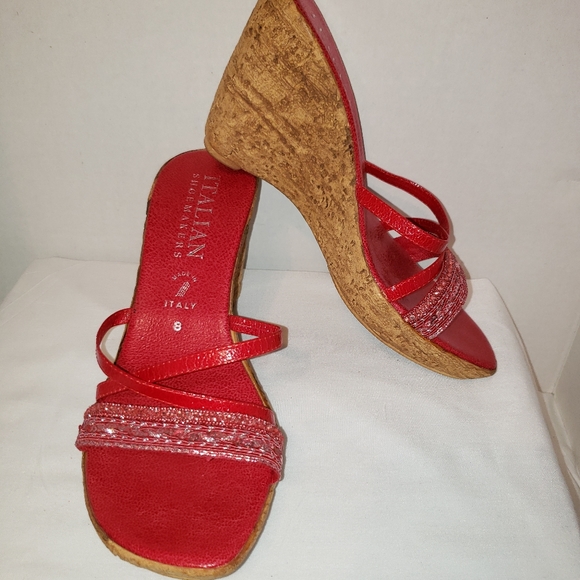 Italian Shoemakers Shoes - Italian ShoeMakers Shoes Red Size. 8